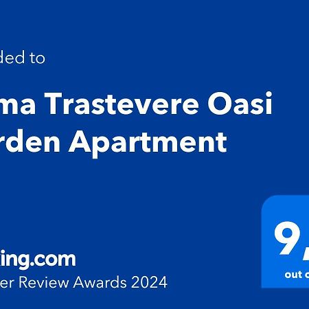 Trastevere Oasi Garden Apartment - Roma Exteriér fotografie
